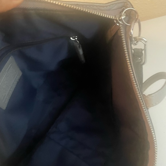 Coach Medium Metallic Grey Leather Vintage Bag - Picture 12 of 14